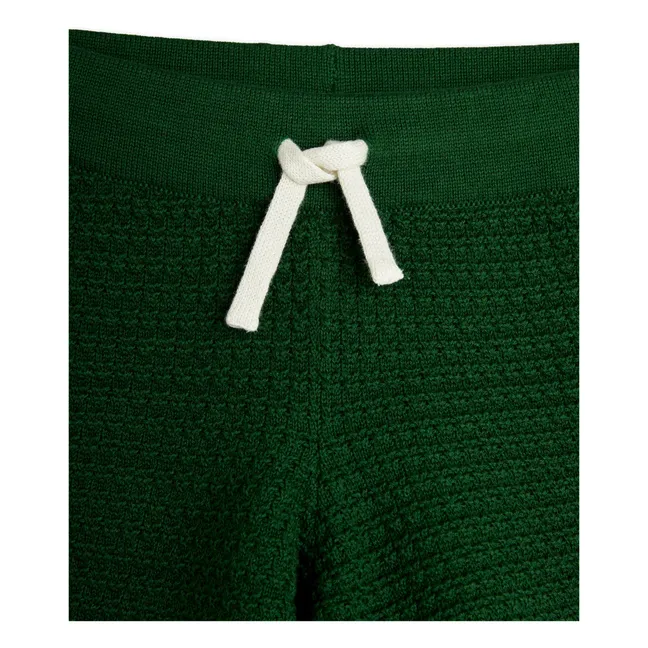 Häkel-Shorts aus Bio-Baumwolle | Chromgrün