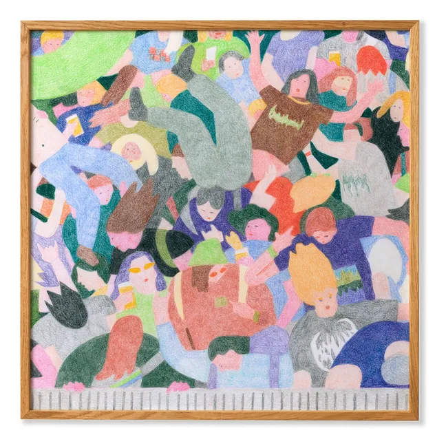 Mosh Pit poster by Line Hachem