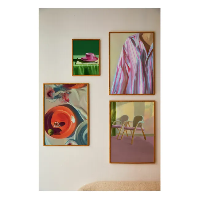 Poster di Berenice Hernández per una cena raffinata