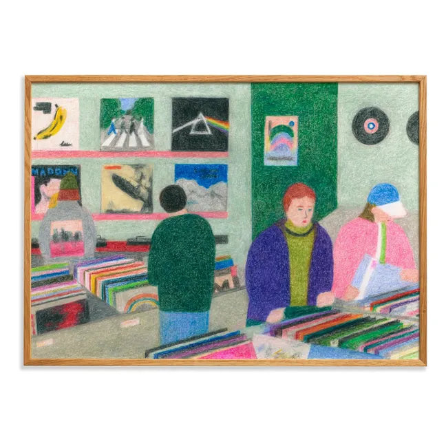 Affiche Vinyl Shop par Line Hachem