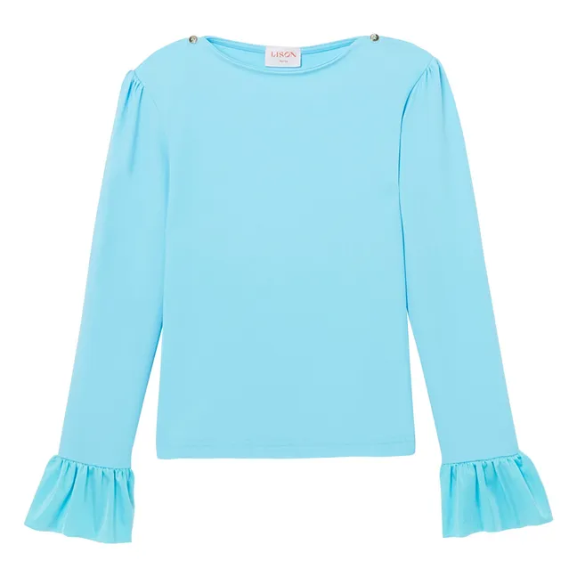 Camiseta anti-UV Fibras recicladas | Azul Cielo