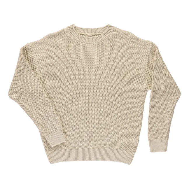 Dandelion Organic Cotton Sweater - Women's Collection | Cream