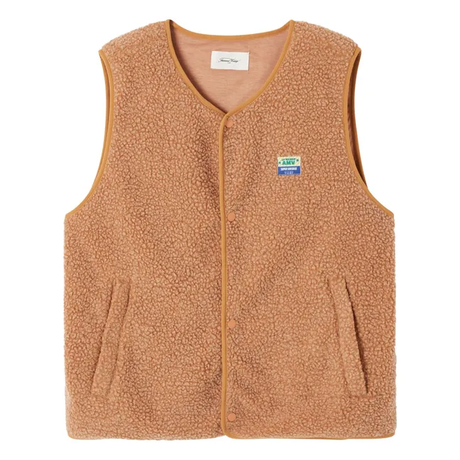 Hoktown Ärmellose Jacke aus recycelten Fasern | Apricot