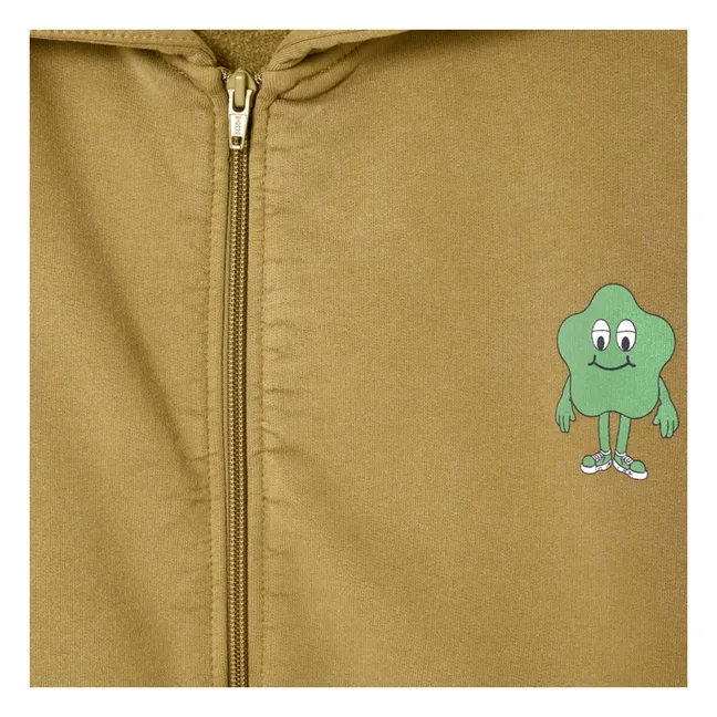 Sweat Zippé Zoky Coton Bio | Camel