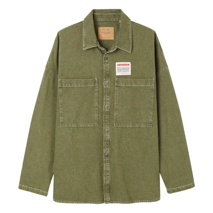 Chemise Uzatown | Vert kaki- Image produit n°0