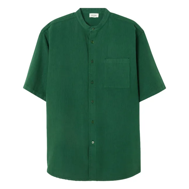Camicia in cotone biologico Rygybay | Verde foresta
