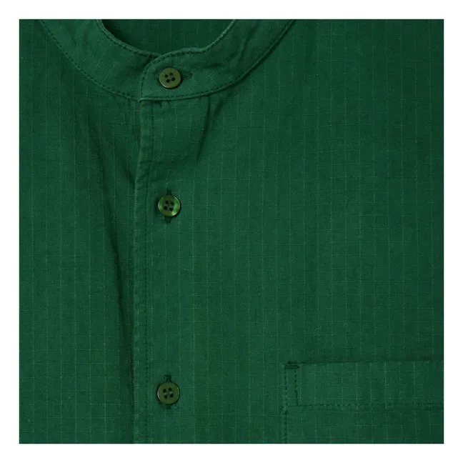 Camicia in cotone biologico Rygybay | Verde foresta