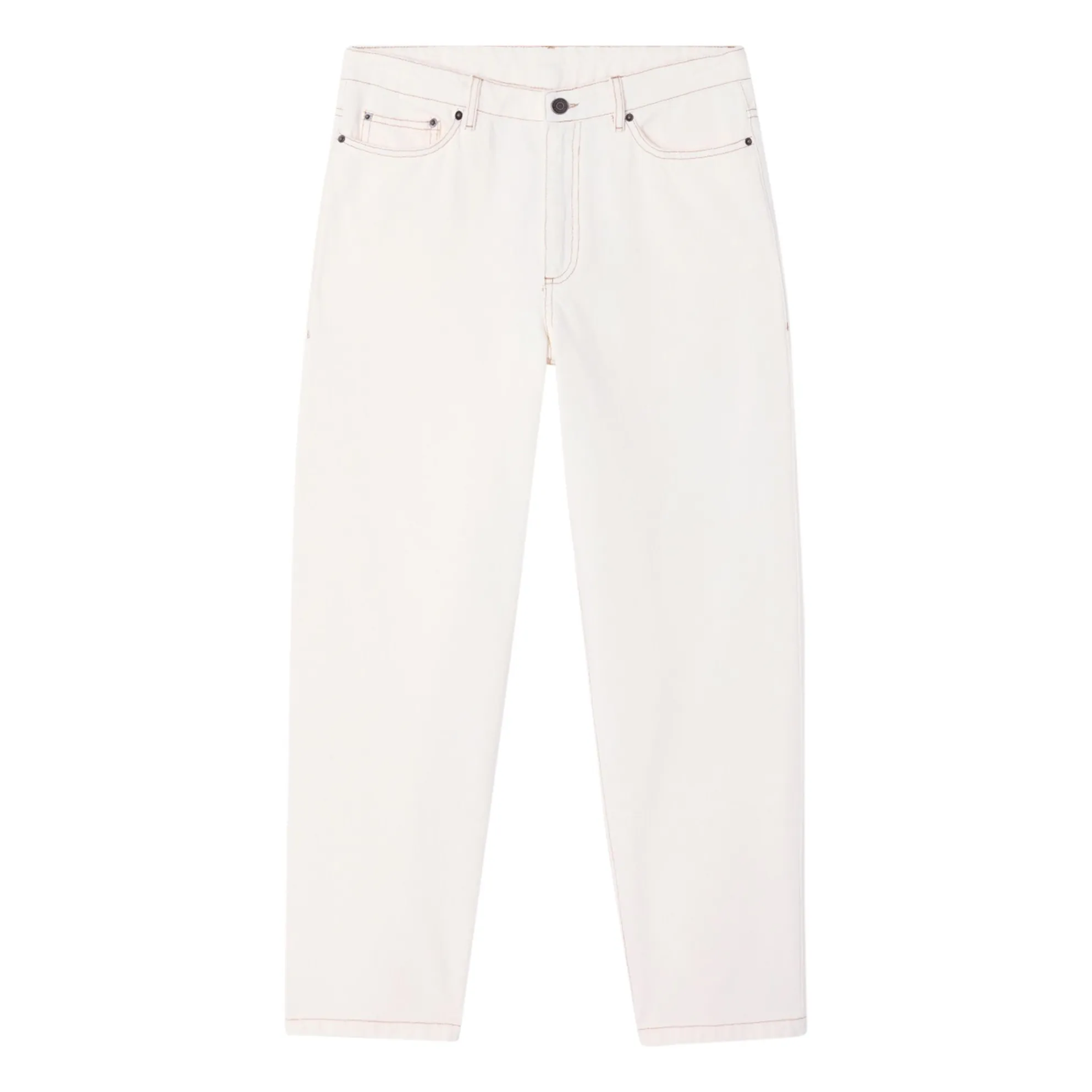 American Vintage White Jean Jozastreet Recycled Fibers