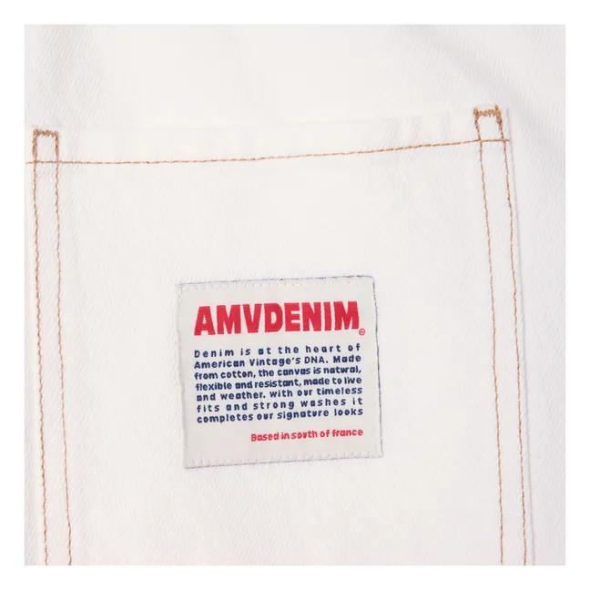 Jozstreet Recycled Fiber Bermuda Shorts | White