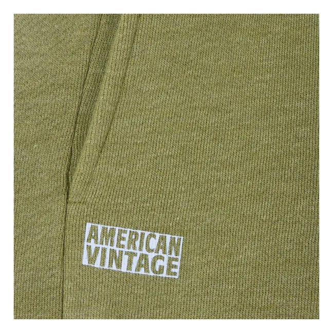 Pantaloncini in cotone biologico Doven | Verde militare