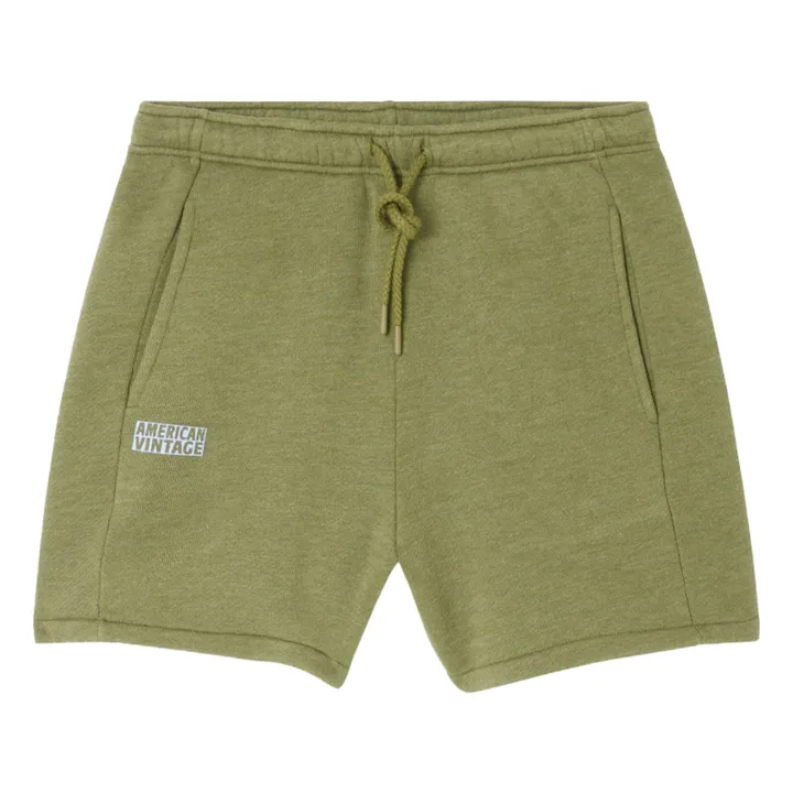 Pantaloncini in cotone biologico Doven | Verde militare- Immagine del prodotto n°0