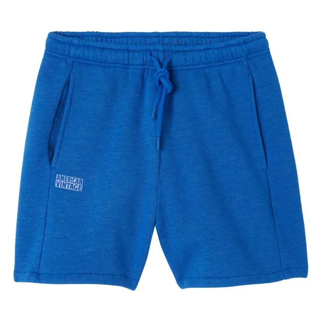 Pantaloncini in cotone biologico Doven | Blu elettrico