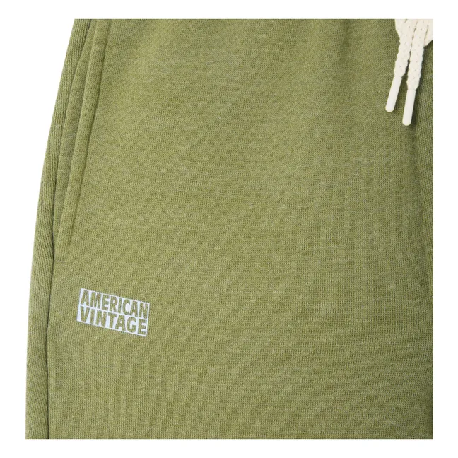 Joggers in cotone biologico Doven | Verde militare