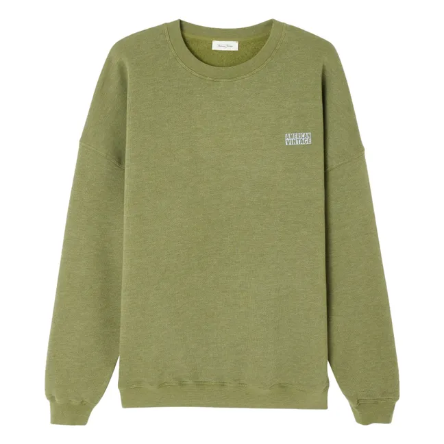 Felpa in cotone biologico Doven | Verde militare