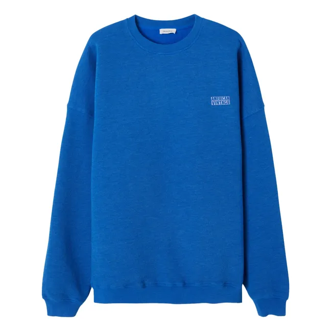Felpa in cotone biologico Doven | Blu elettrico