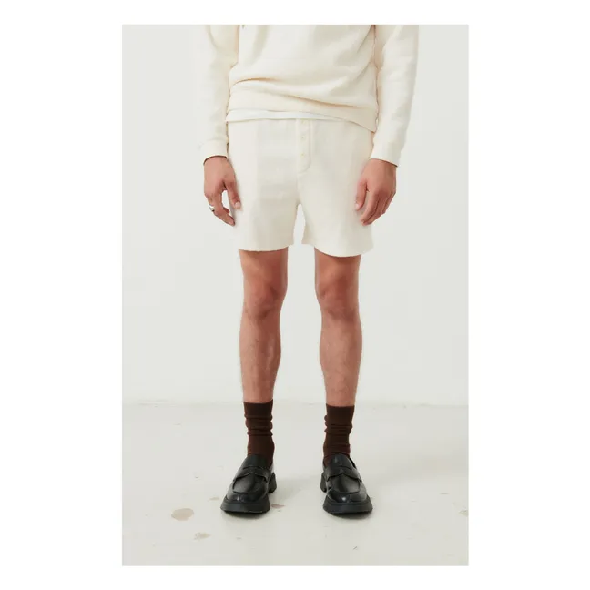 Pantalones cortos de rizo orgánico Bobypark | Crudo