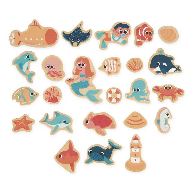 Imanes - El mundo marino - 24 piezas