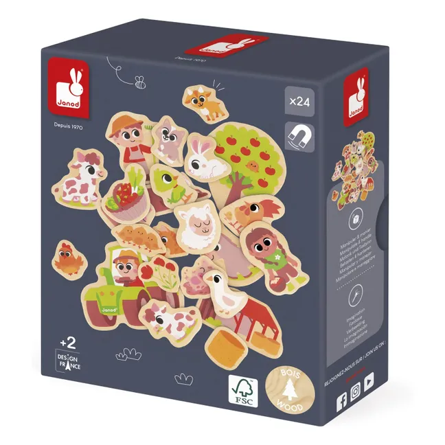 Imanes - La granja - 24 piezas