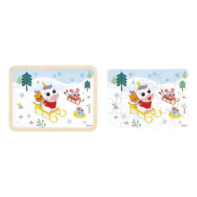 Puzzle di montagna - 24 pezzi