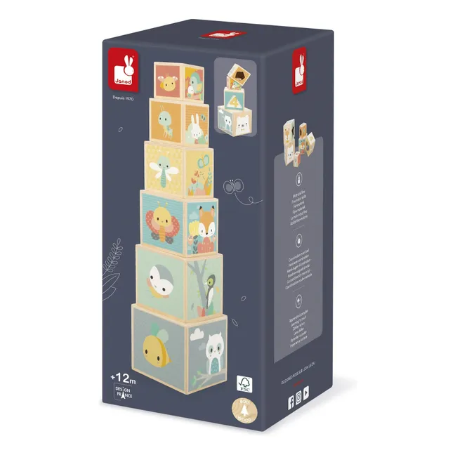 Pure stacking cubes