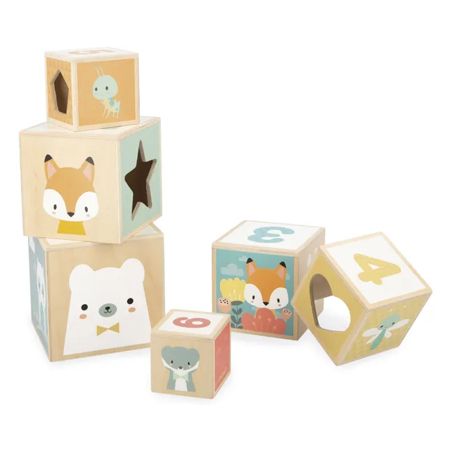 Pure stacking cubes