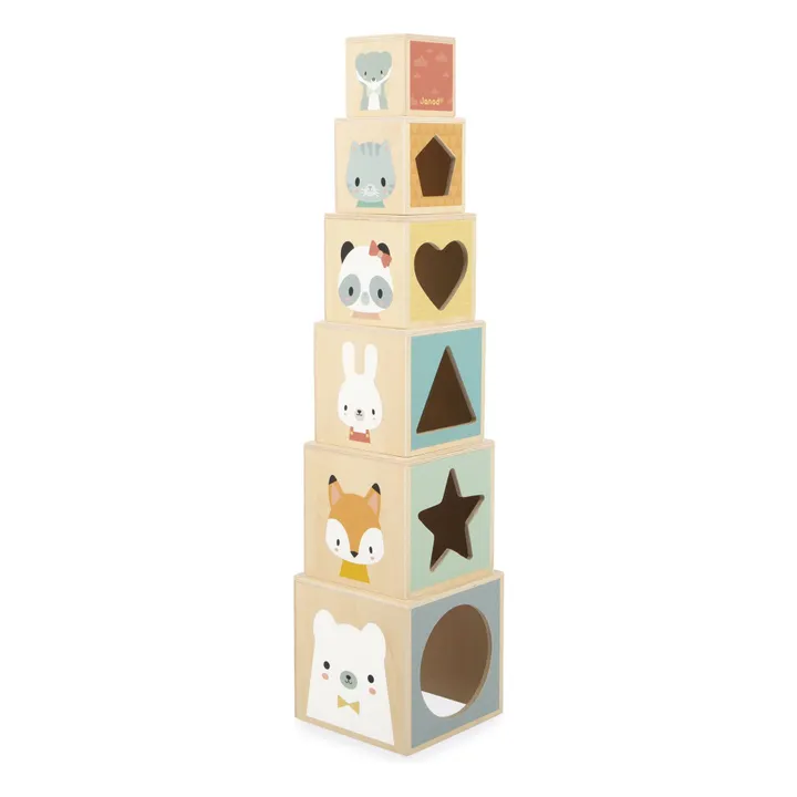 Stack Height Cube Janod - Pure stacking cubes | Smallable
