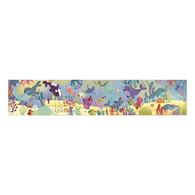 Puzzle a fregio di animali marini - 36 pezzi