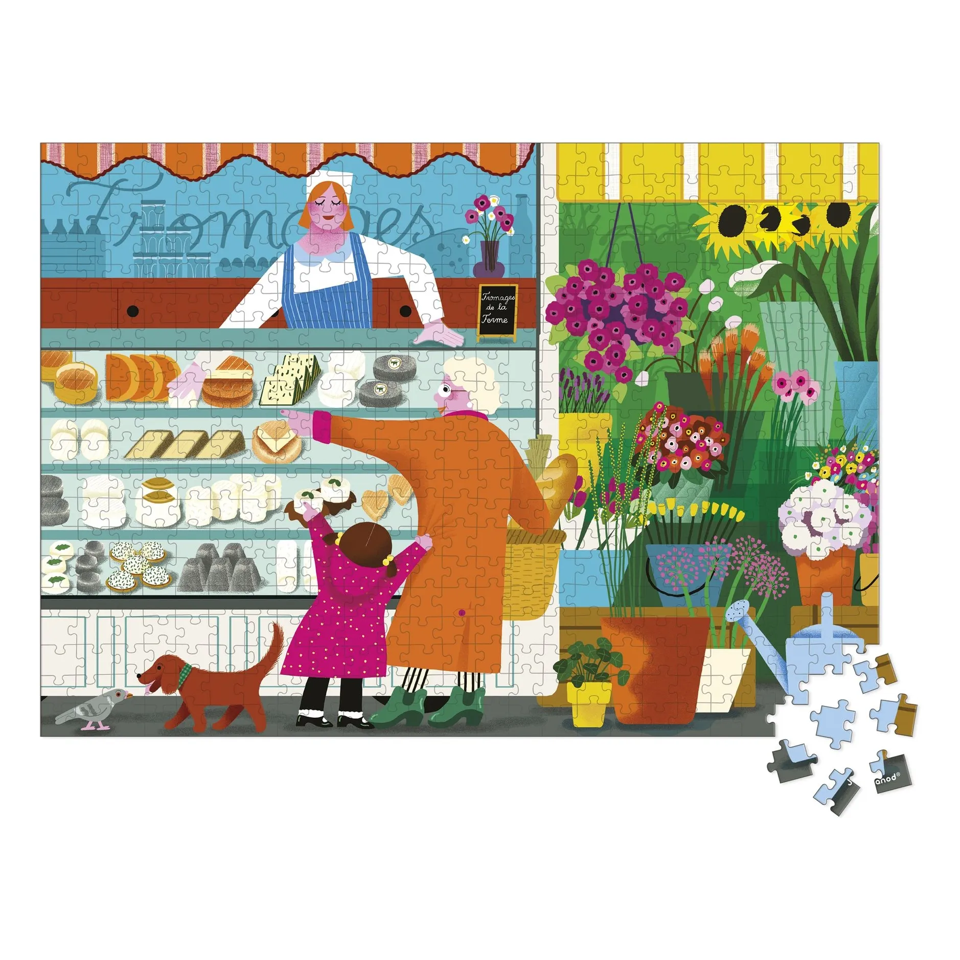 Product Video Placeholder: On the market puzzle - 500 pieces