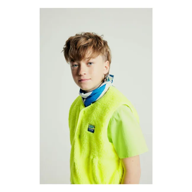 Veste Sans Manches Sherpa Hoktown | Jaune fluo