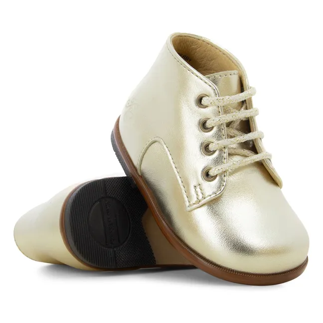Scarpe da ginnastica stringate | Dorato