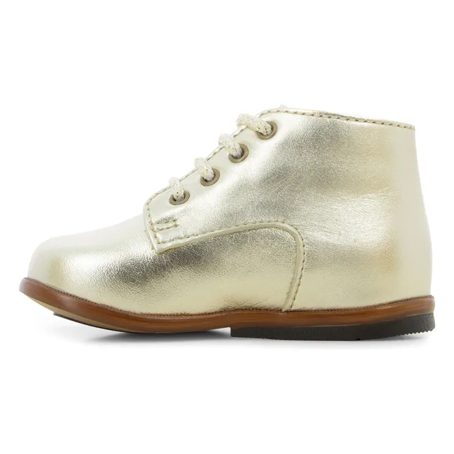 Scarpe da ginnastica stringate | Dorato