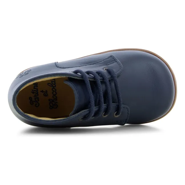 Lace-up Derbies | Navy blue