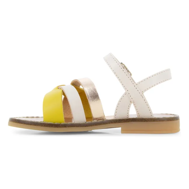 Cross-Sandalen | Seidenfarben