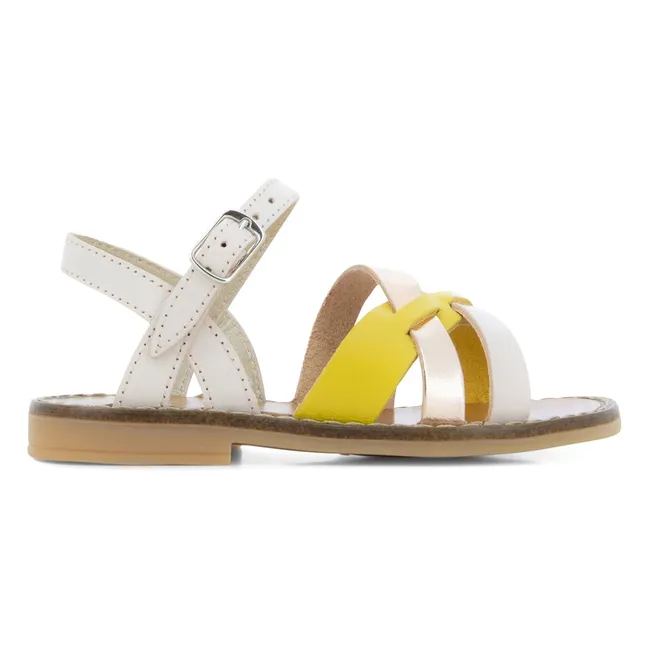 Cross-Sandalen | Seidenfarben