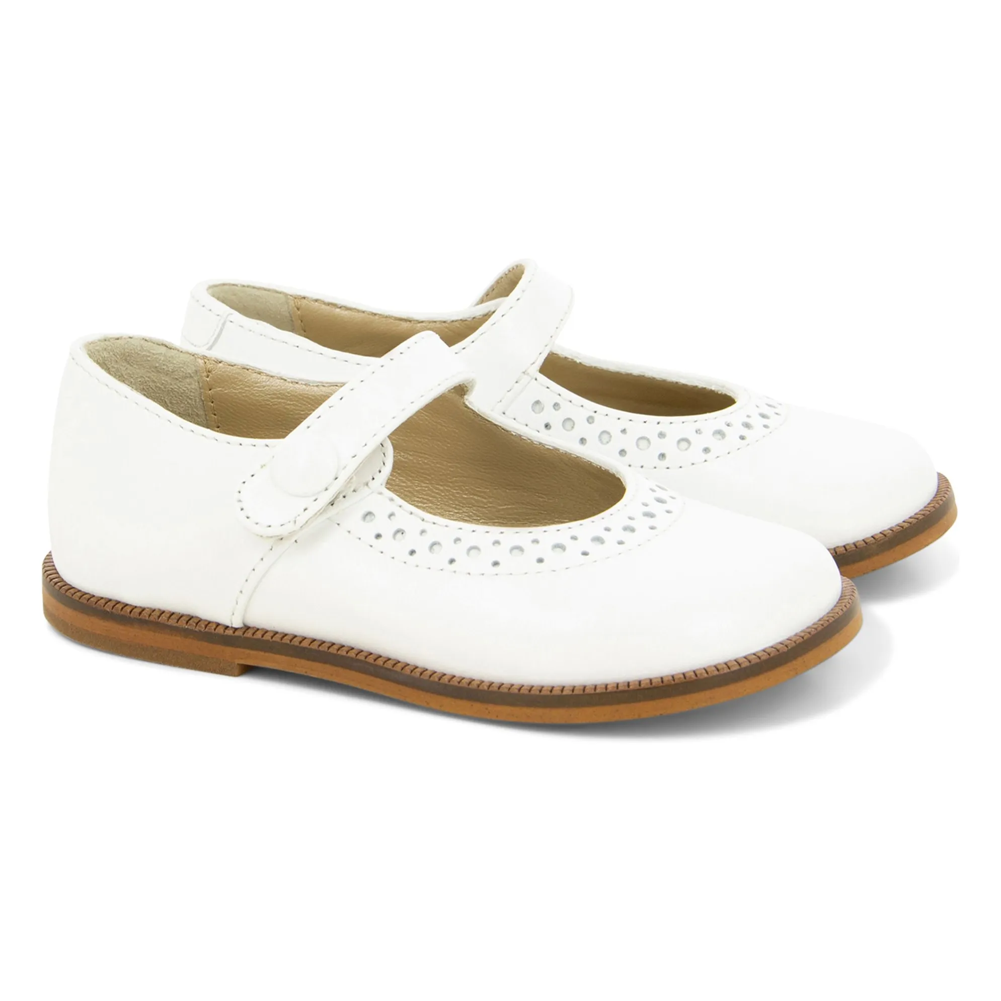 Tartine Et Chocolat Women's White Ballerinas Perfos