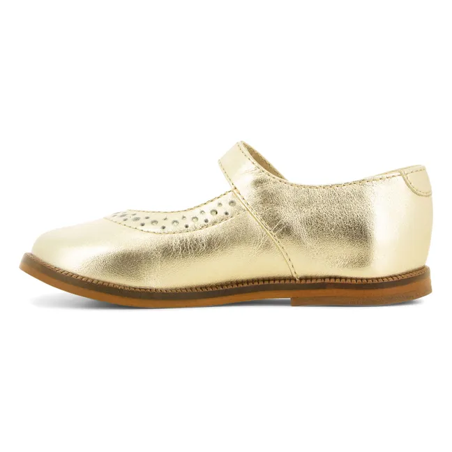 Ballerine perfos | Dorato