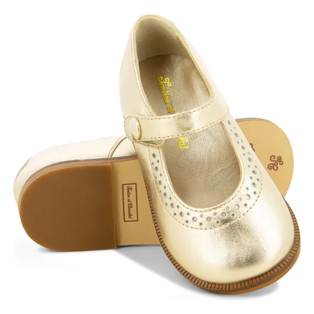 Ballerine perfos | Dorato