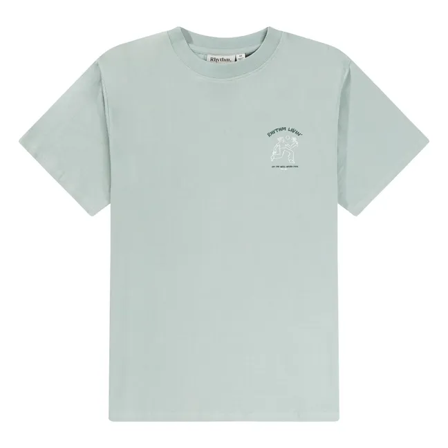 Camiseta Freedom de algodón ecológico | Verde agua