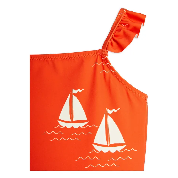 Bateau Organic Cotton Swimsuit | Red- Product image n°2