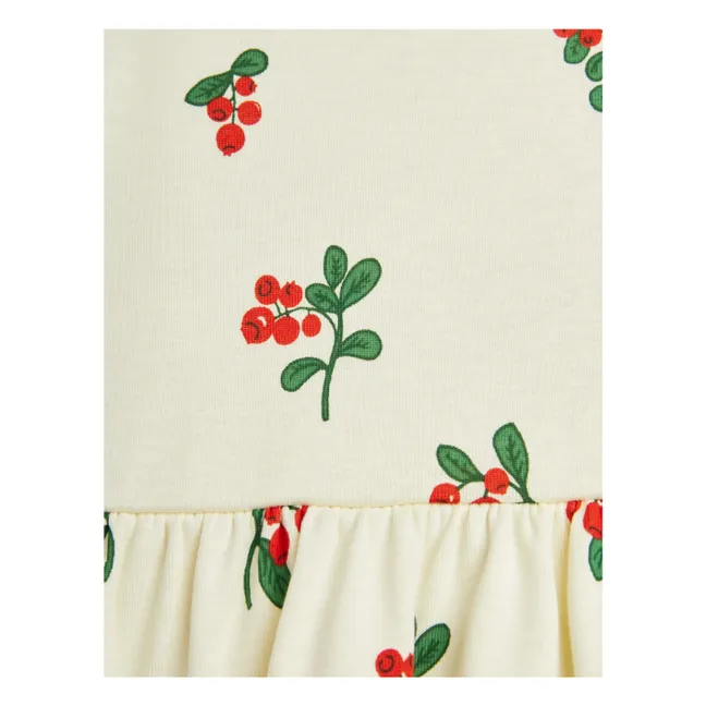 Organic Cotton Flower Dress | Ecru