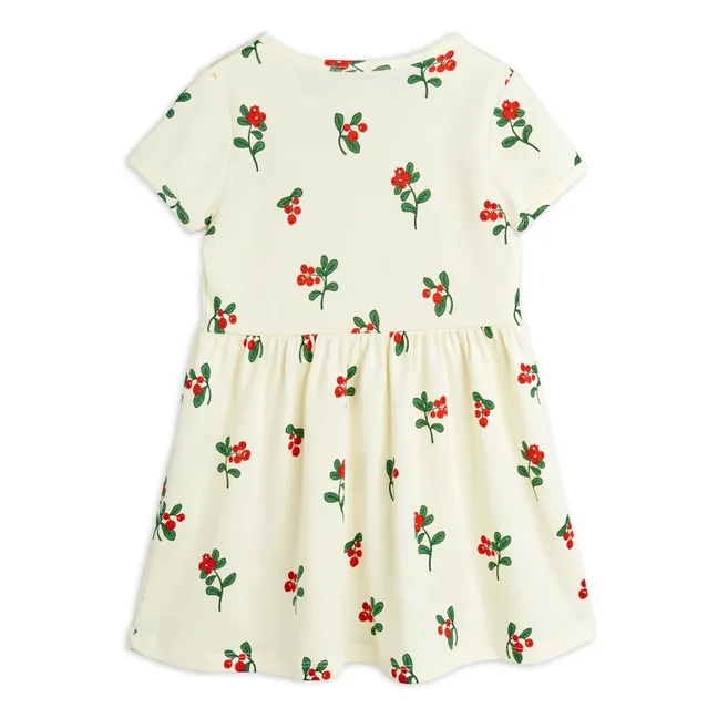Organic Cotton Flower Dress | Ecru