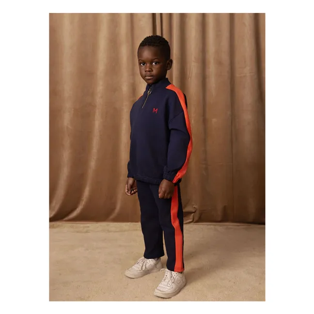 Jogger Panel Bio-Baumwolle | Navy