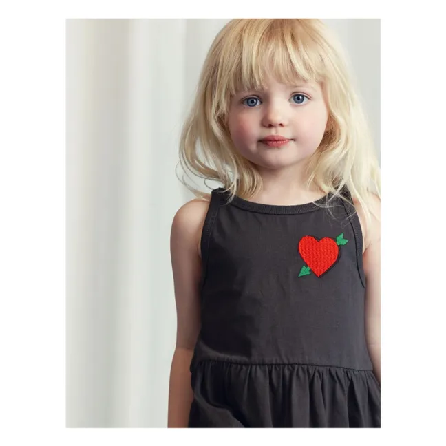 Kleid Pfeil Bio-Baumwolle | Schwarz