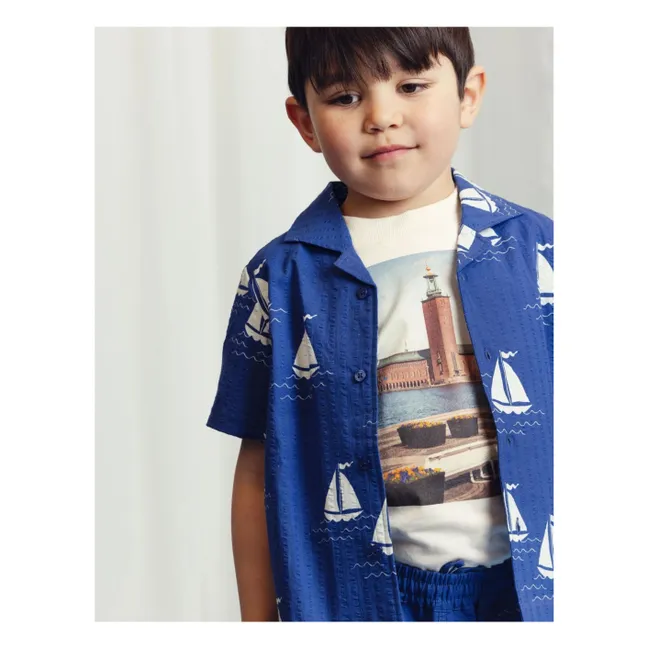 Chemise Bateaux Coton Bio | Bleu
