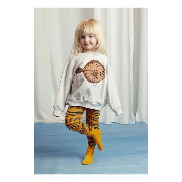 Sweat Flundra Coton Bio | Gris chiné- Image produit n°2