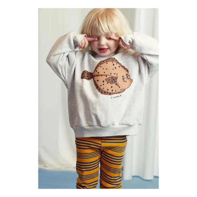 Sweat Flundra Coton Bio | Gris chiné