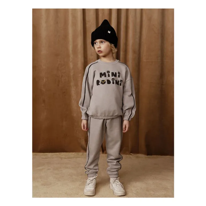 Jogger Coton Bio | Gris- Image produit n°1