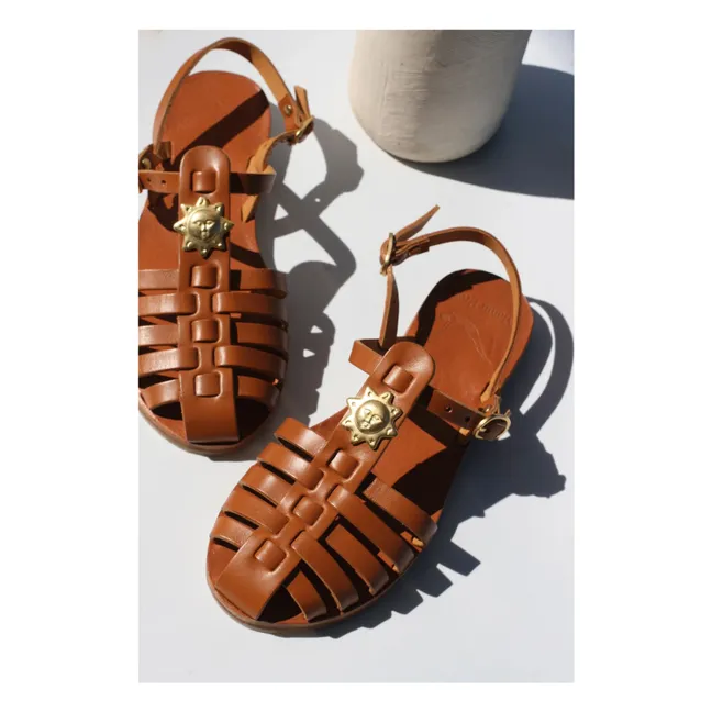 Fisherman Sun Sandalen | Kamelbraun
