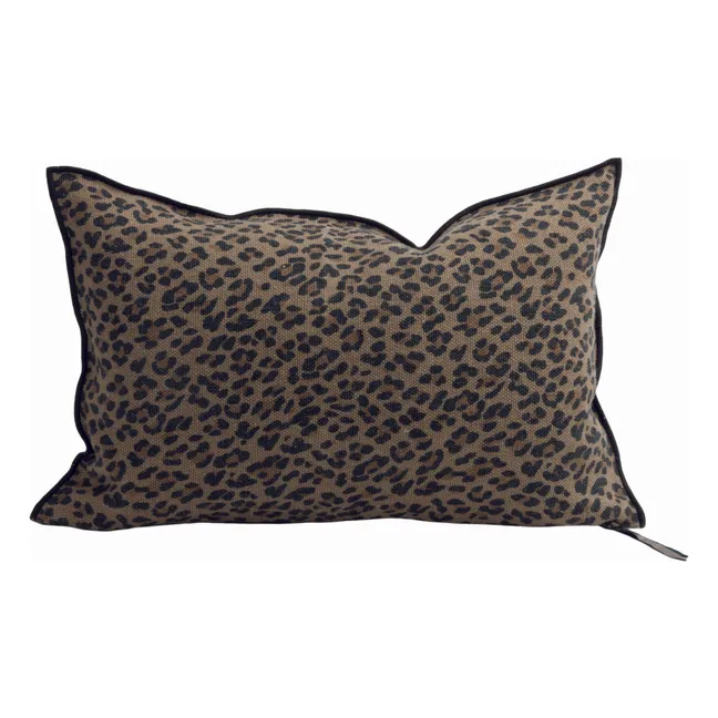 Coussin imprimé Wabi Sabi | Panthère