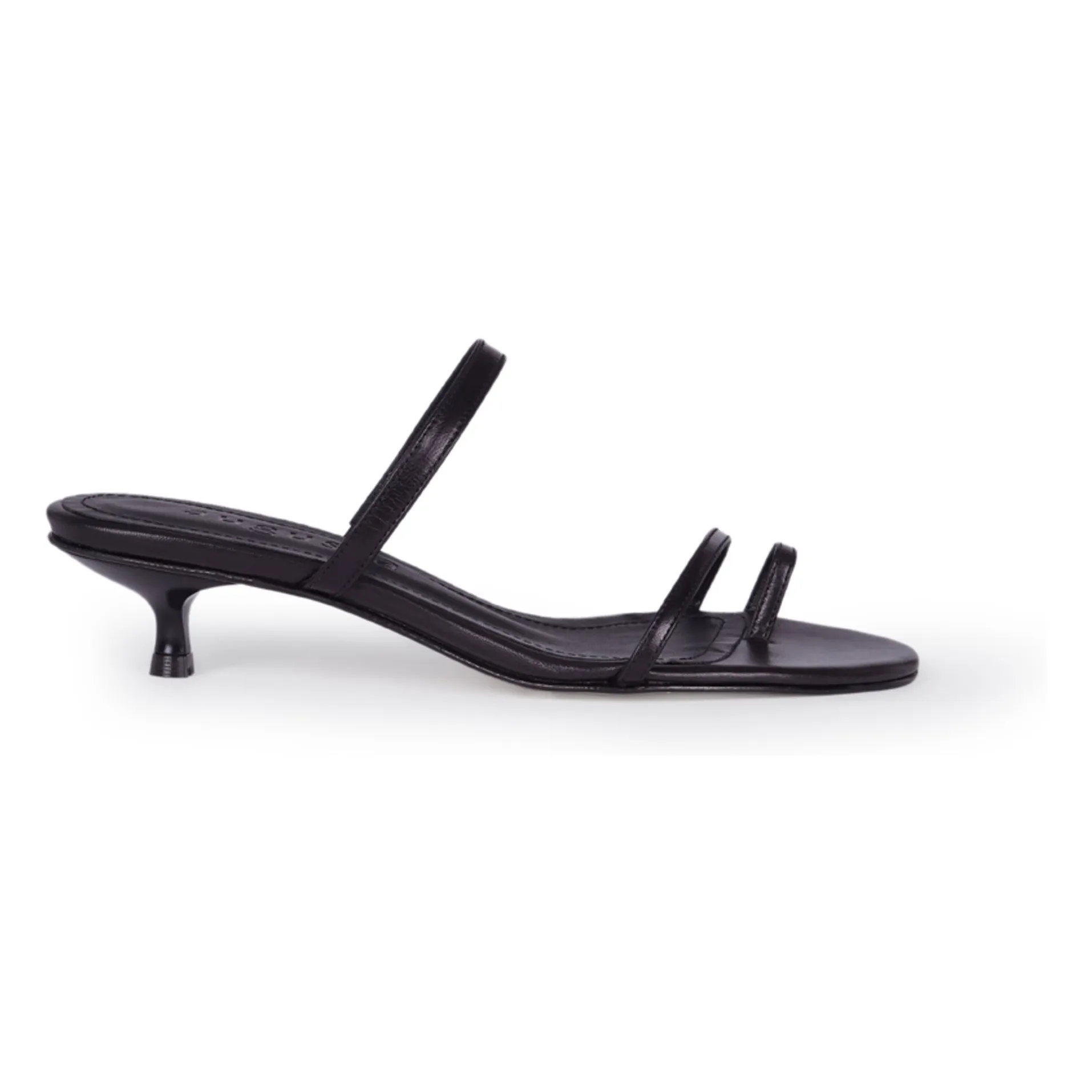 Augusta Black Daisy Sandals